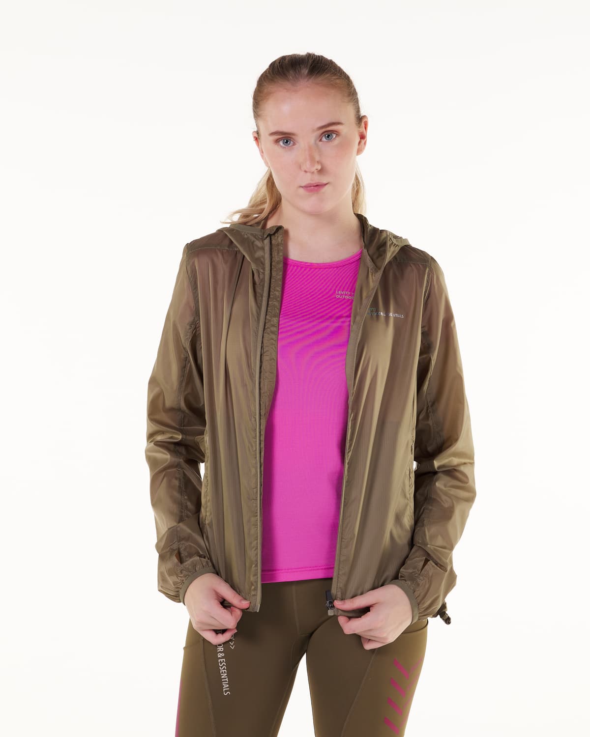 LEVITY Fusion Packable Lightweight Jacket Bay Leaf