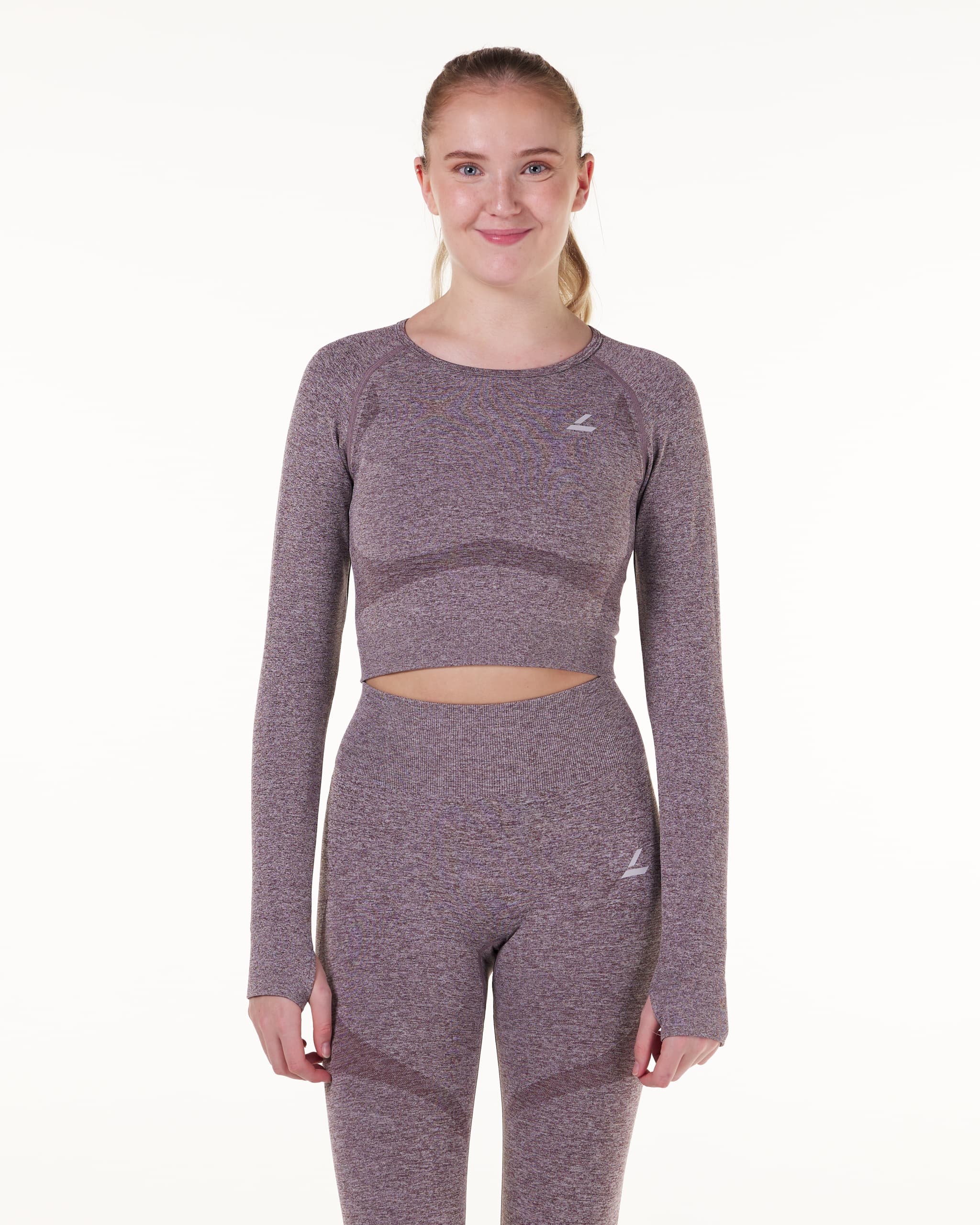 LEVITY Solar Seamless Cropped LS Red Dusty Marl