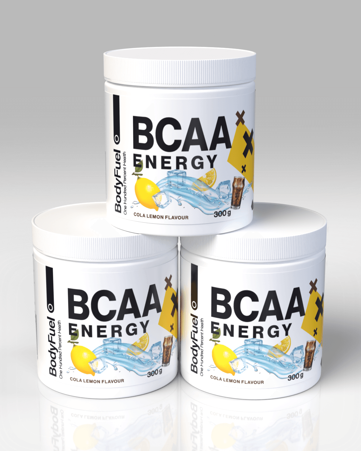 BodyFuel BCAA Elite + Caffeine 3x300g - TREPAKNING!