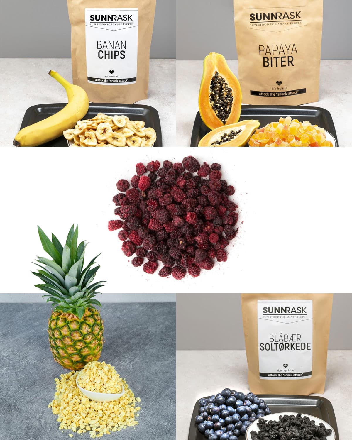 Frukt Mix - 5 forskjellige frukter