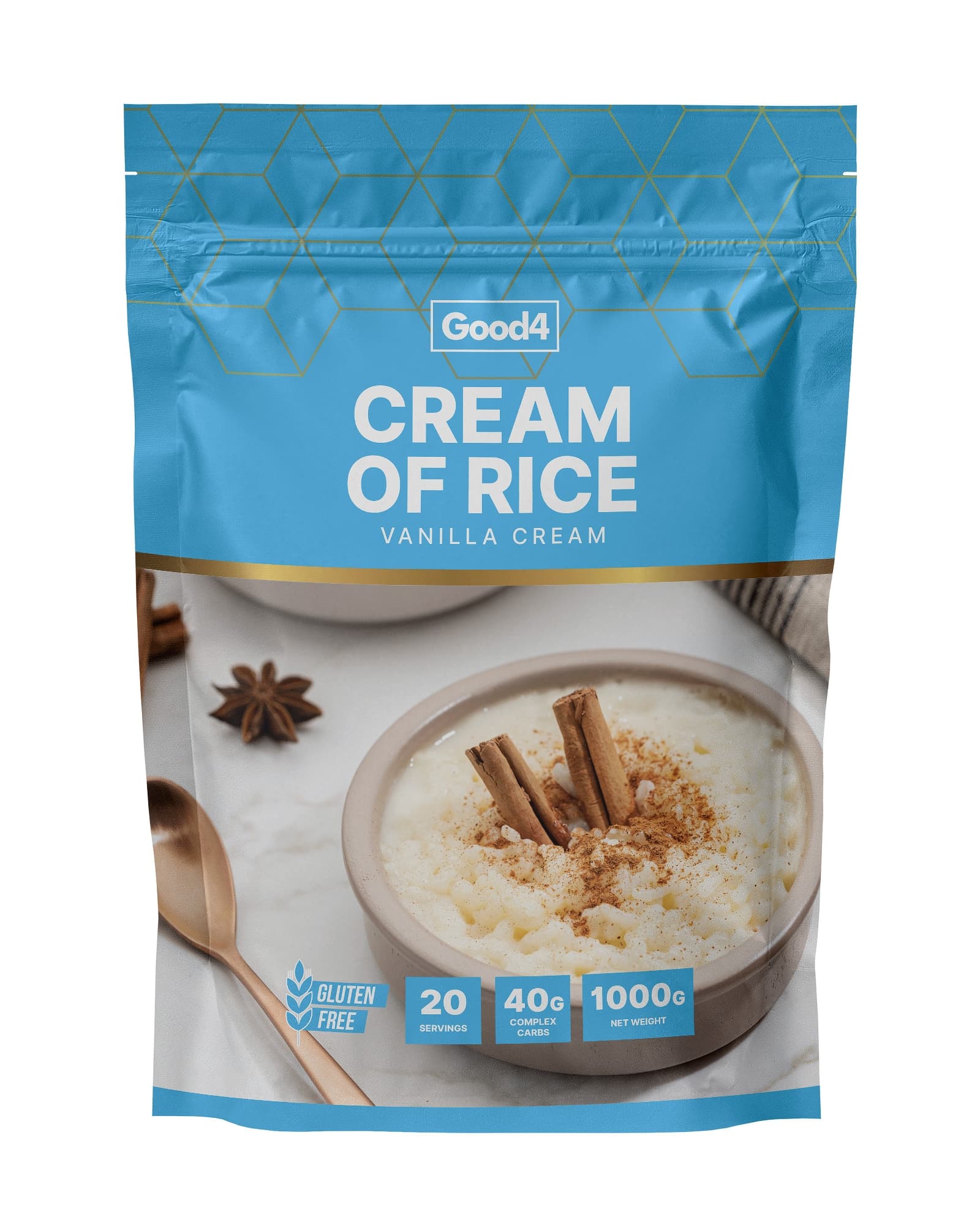 Good4Nutrition Cream of Rice Vanilla 1kg