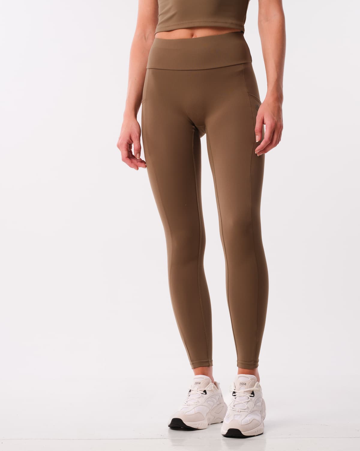 Bumpro Lively Scrunch Pocket Tights Green Olive 