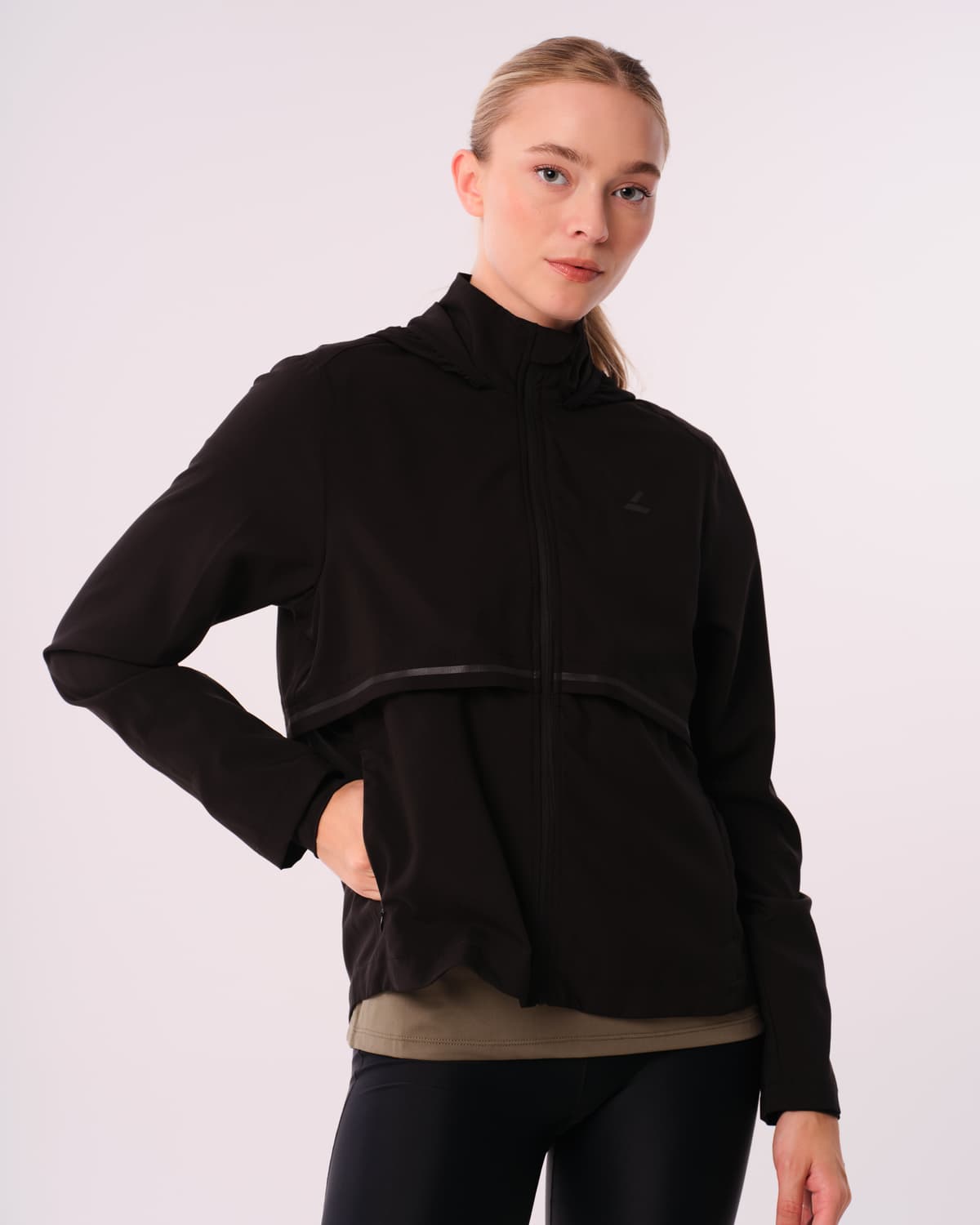 LEVITY Fast Track Running Jacket Black Reflective