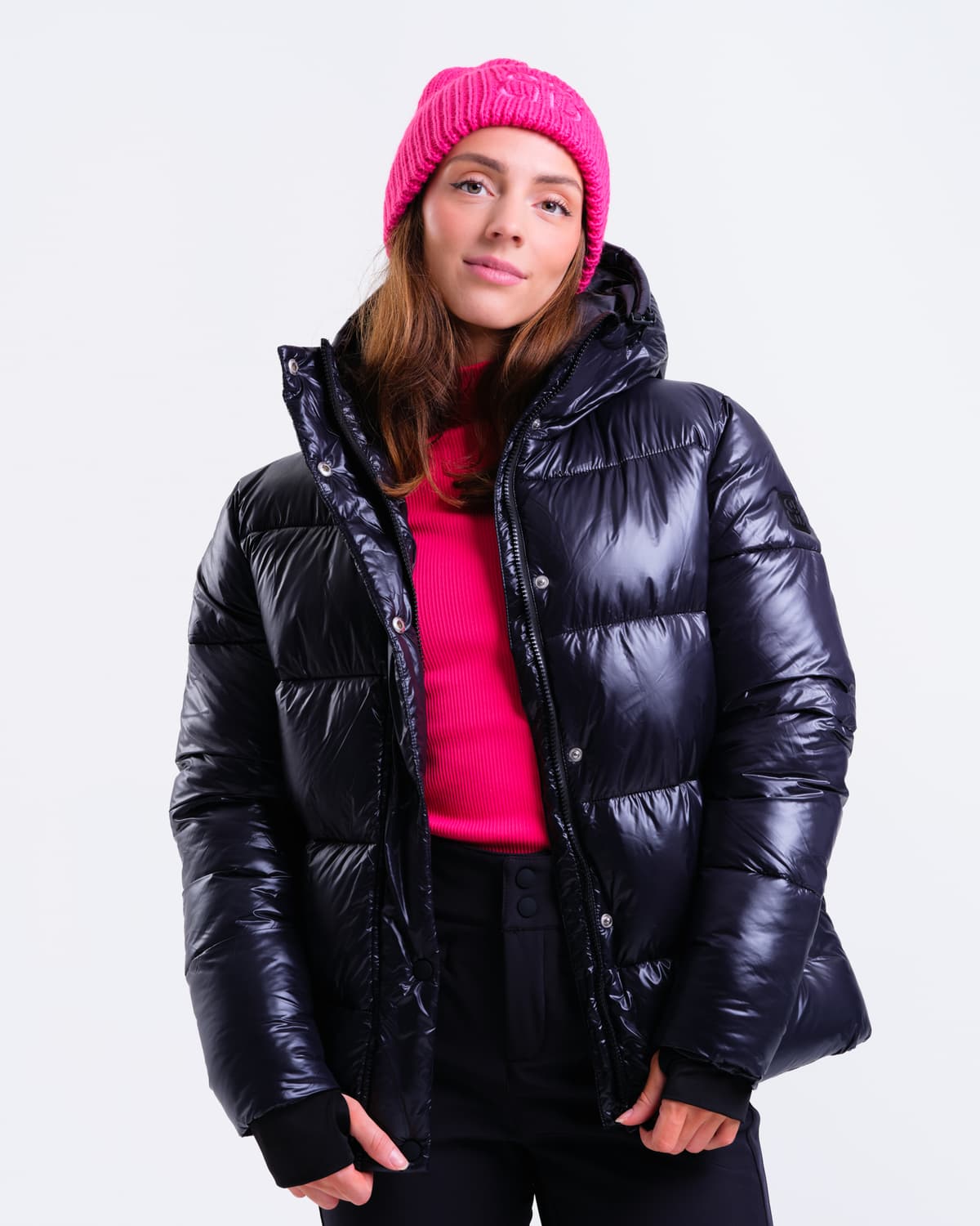 Bumpro Glow Oversized Puffer Jacket Black/Navy
