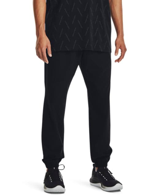 UA Stretch Woven Joggers Black