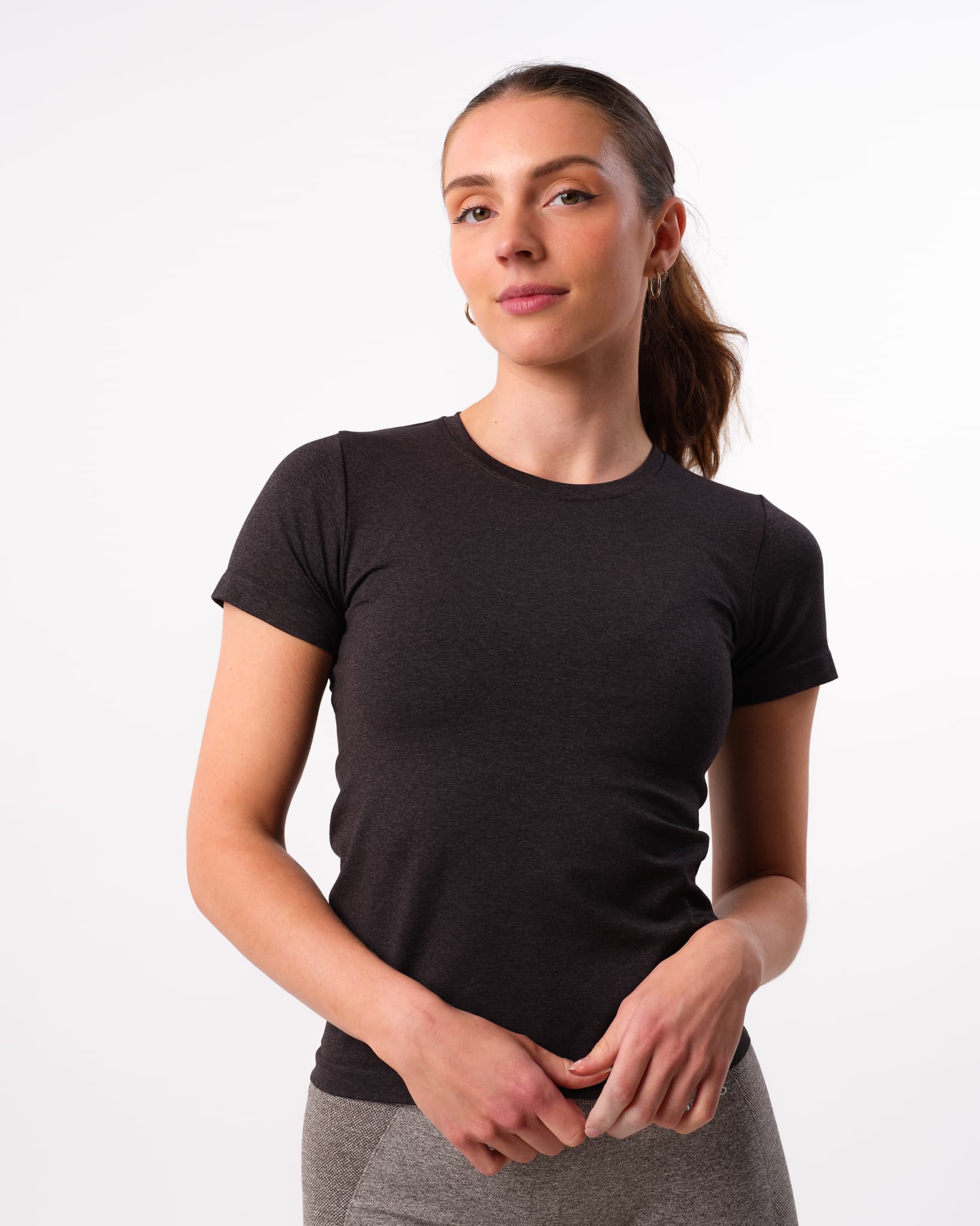 Bumpro Beam Clean Tee Black Iron Marl