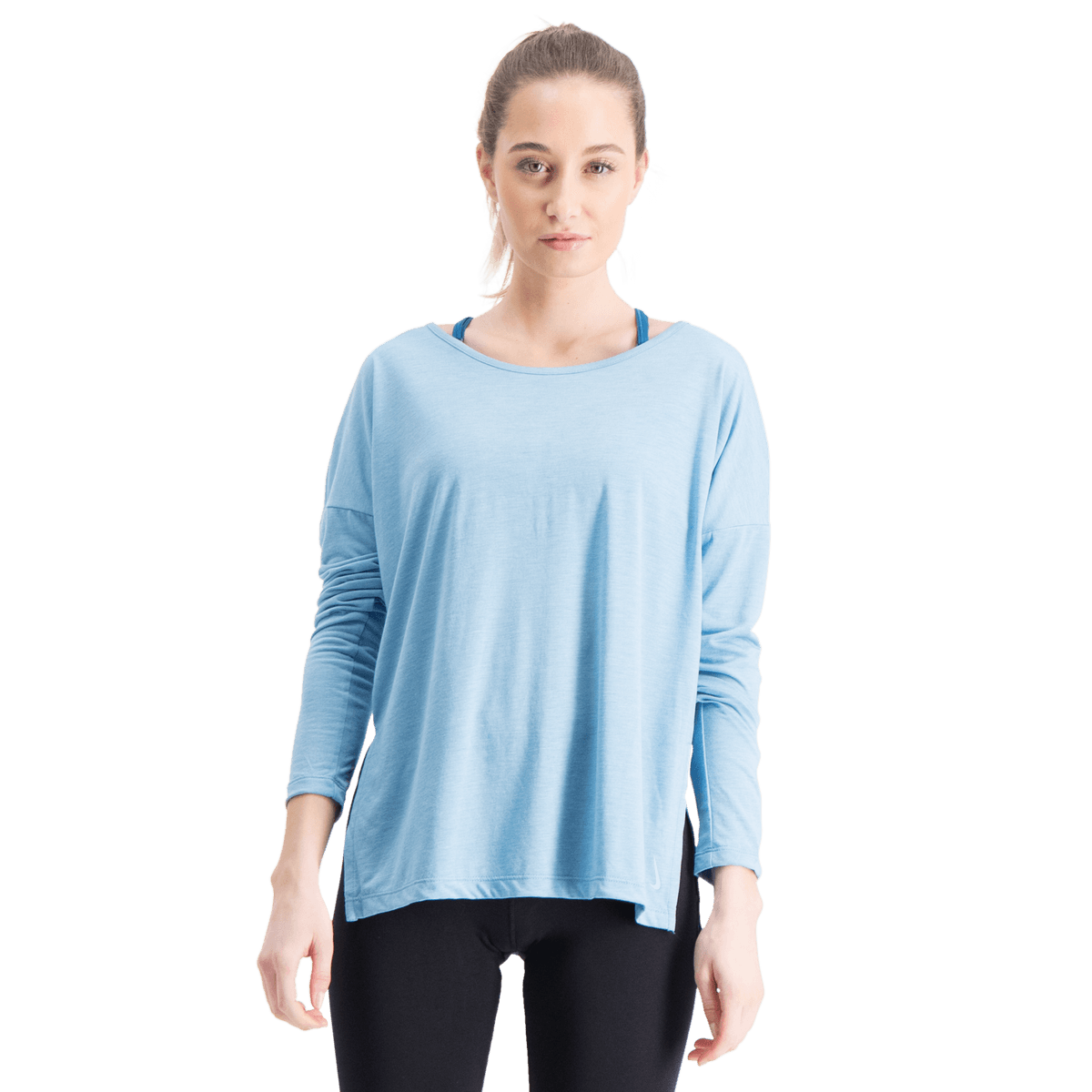 Dri-FIT Yoga Top Long Sleeve, treningsgenser dame