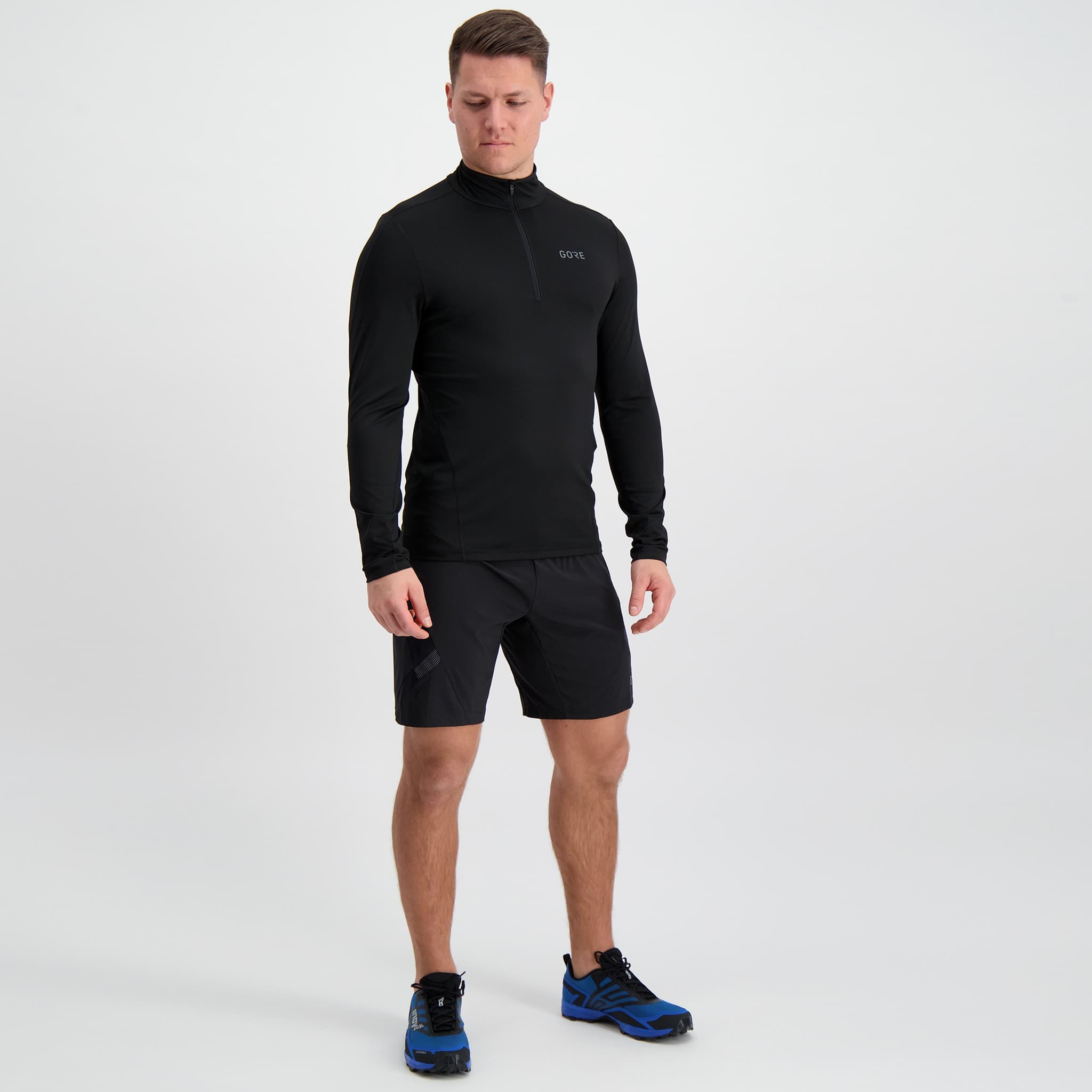 R3 Long Sleeve Zip Shirt Mns