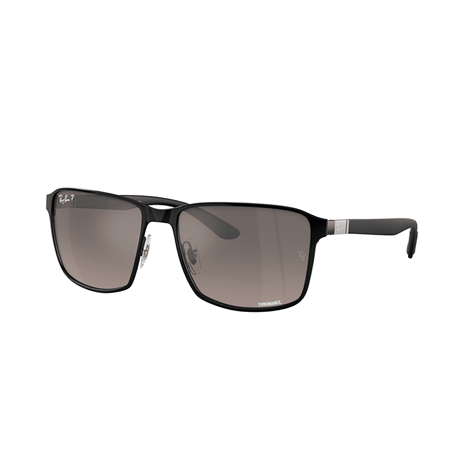 Sunglasses 0RB3721CH Matte Black&Silver/Blue Mirror Lensens, solbriller