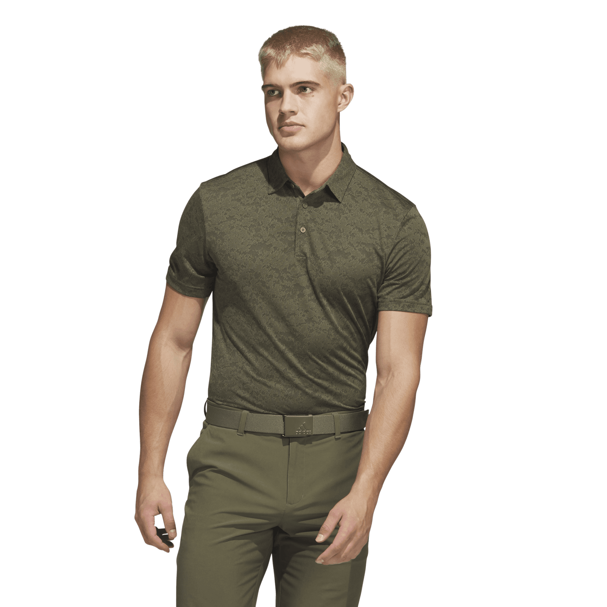 Textured Jacquard Polo, golf-pique, herre