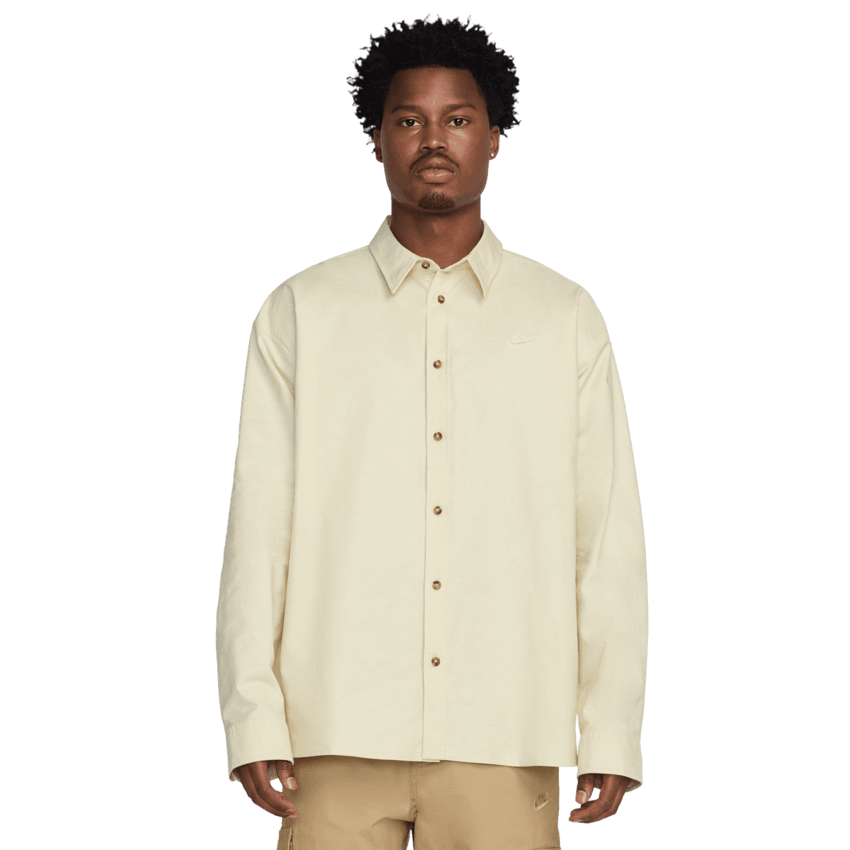 Club Oversized Long-Sleeved Oxford Shirt, skjorte, herre