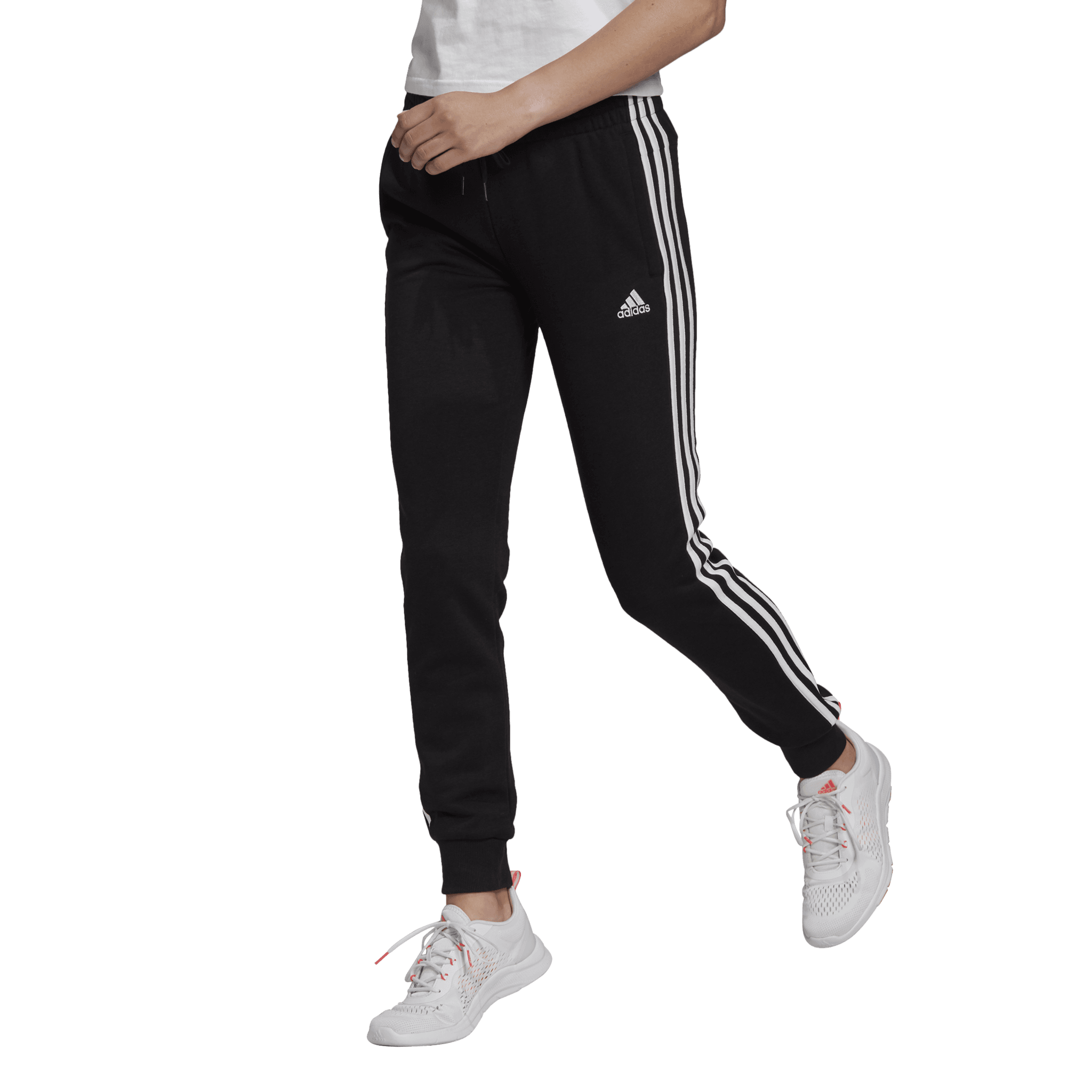 Essential Slim Tapered Cuffed Pant, treningsbukse dame