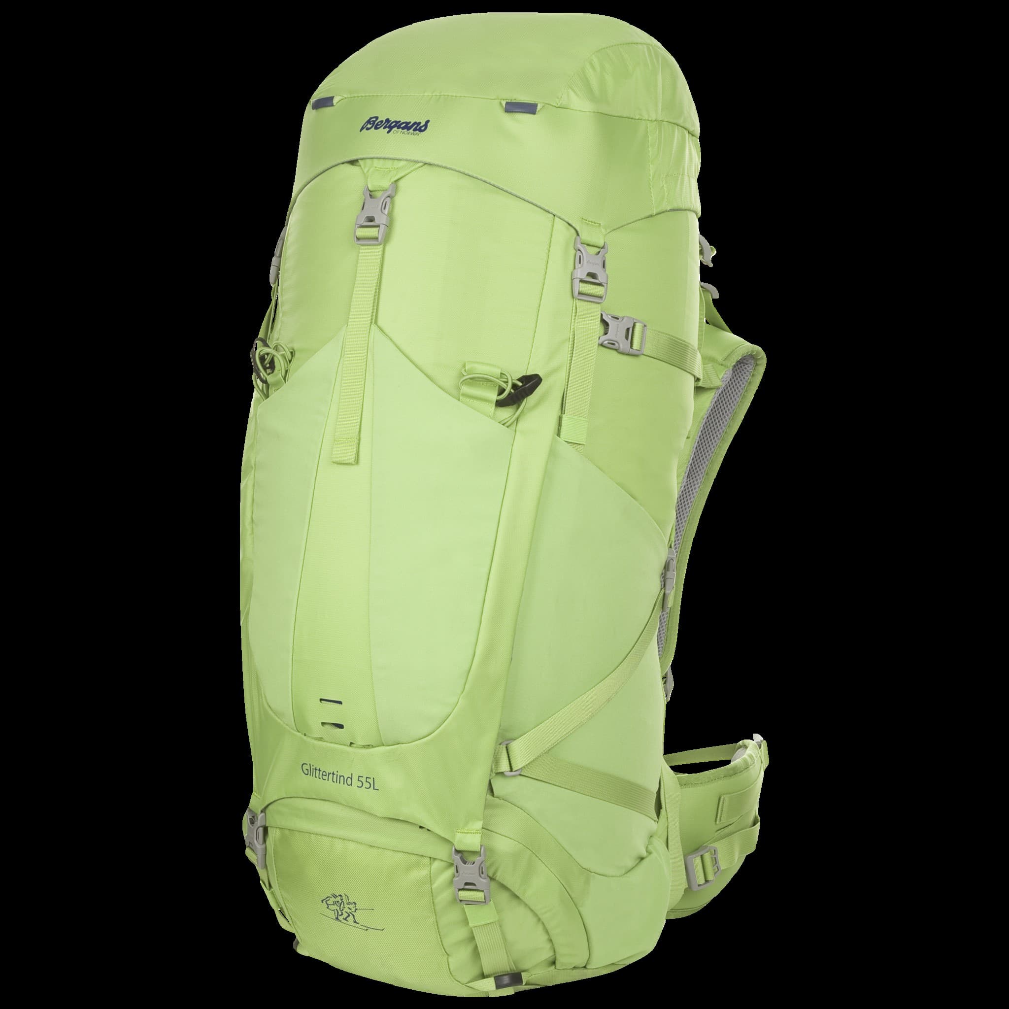 Glittertind 70L Small Black/SolidLtGrey