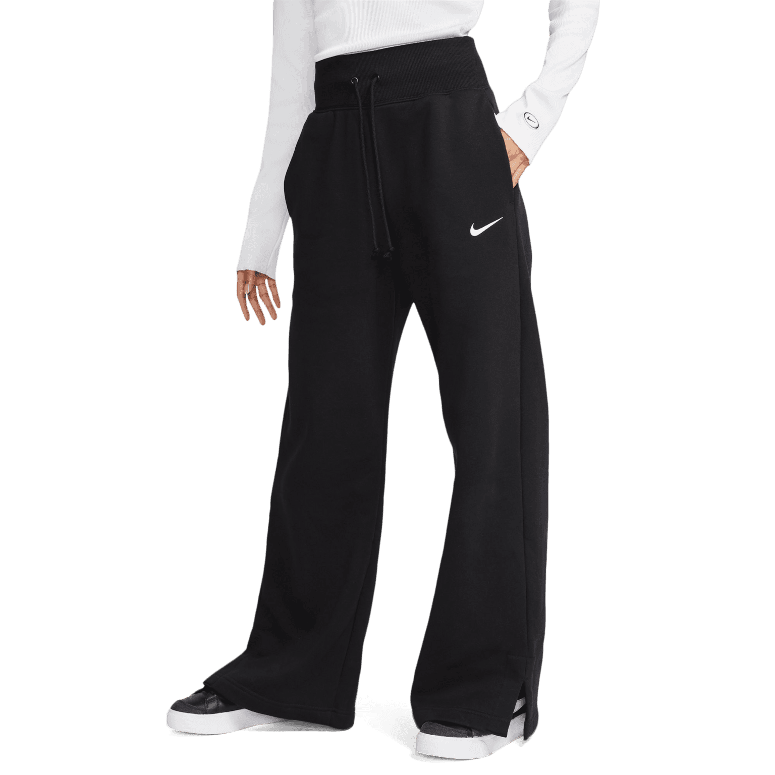 Sportswear Phoenix Fleece High-Waisted Pant Wide, treningsbukse, dame