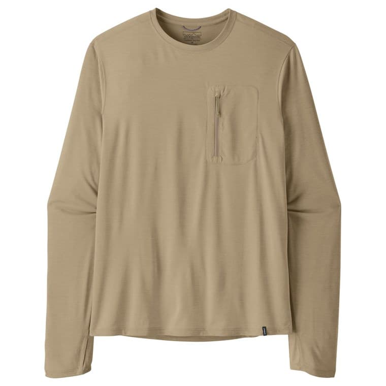 Patagonia M's L/S Cap Cool Sun Shirt Seabird Grey - Light Seabird Grey X