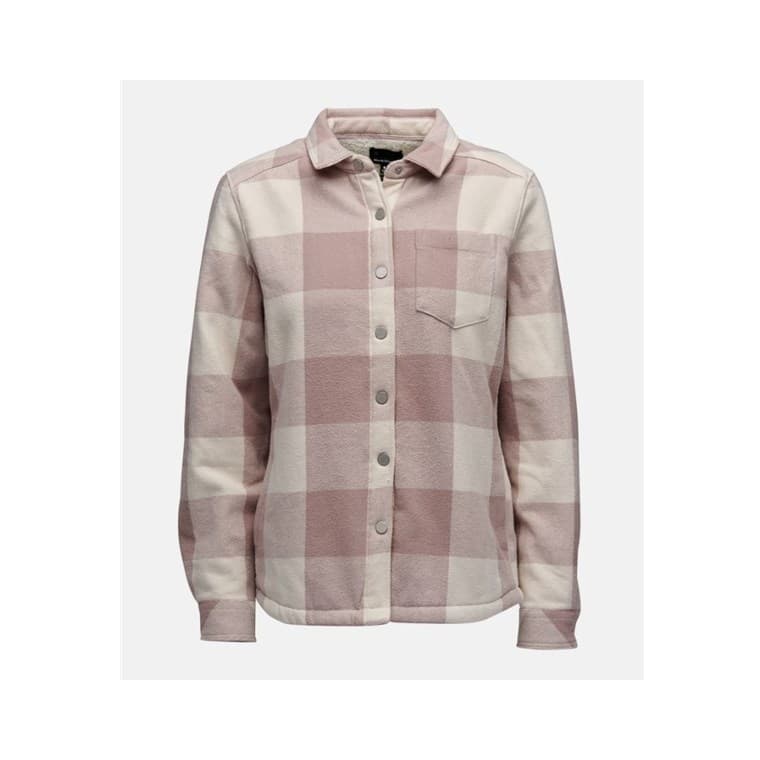 Black Diamond W Project Lined Flannel Pale Mauve/Off White Plaid