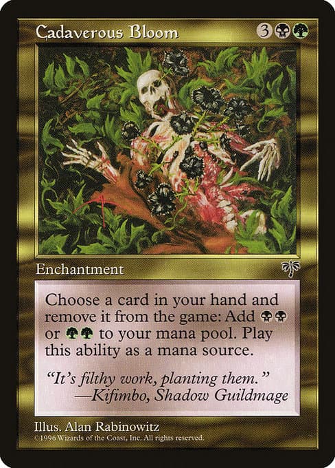 Cadaverous Bloom (Enkeltkort)