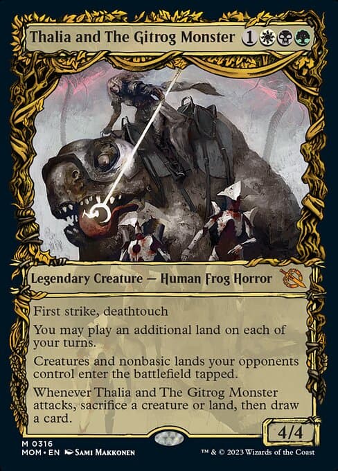Thalia and The Gitrog Monster (Enkeltkort)