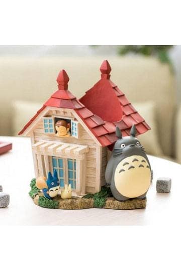 House and Totoro Diorama Storage Box