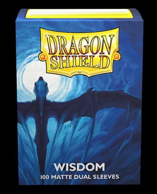 Matte Dual Wisdom Standard Size (100) Kortlommer, Dragon Shield