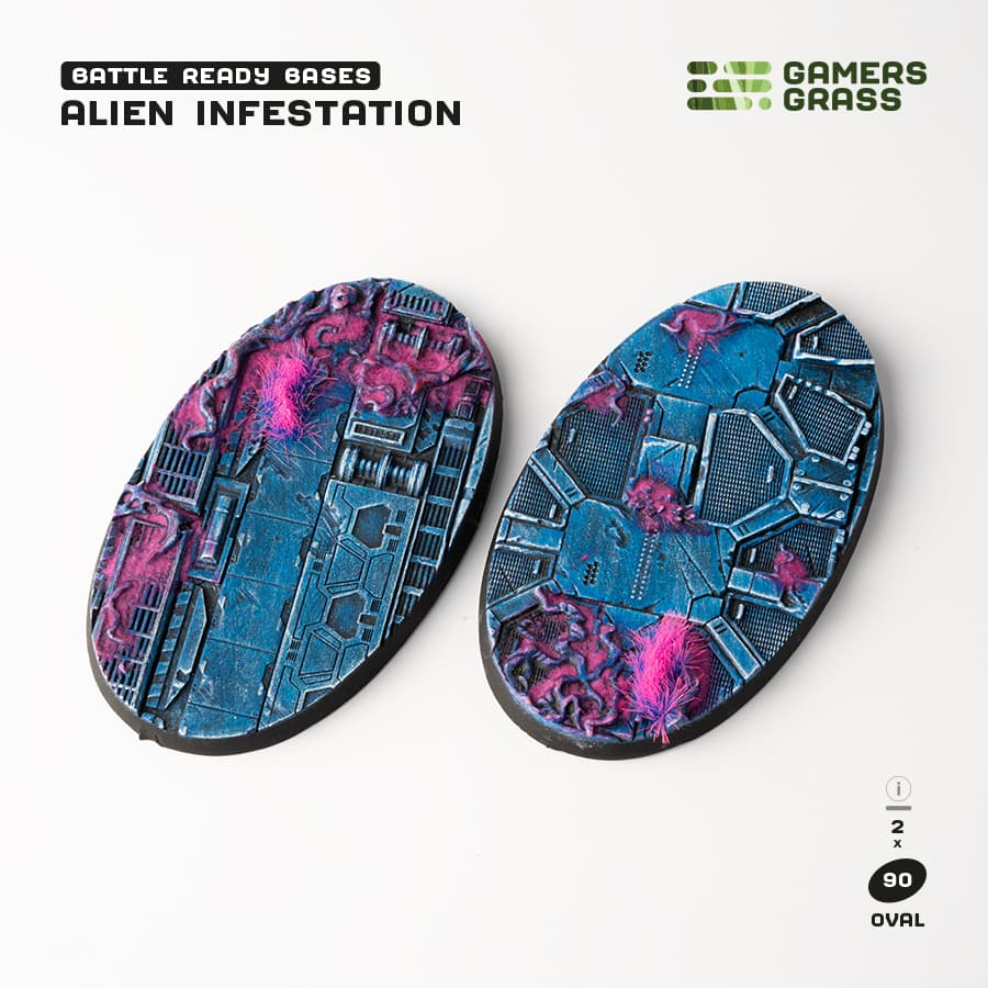 Alien Infestation Bases Oval 90 mm (2)