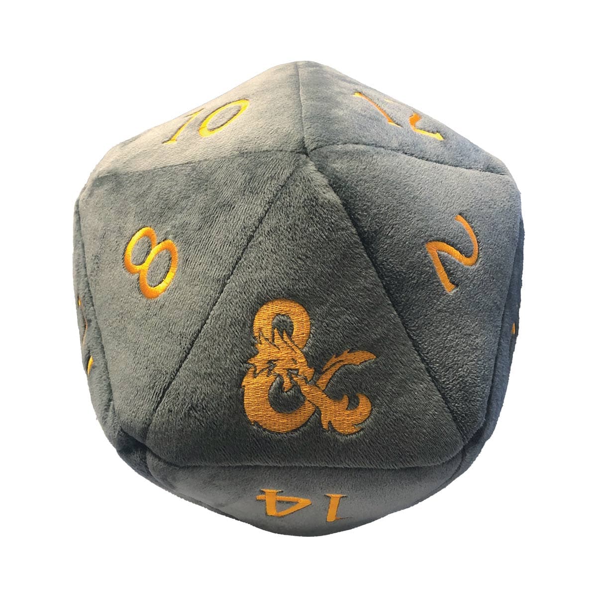 D20 Dungeons & Dragons Realmspace Grey Jumbo Plush Terning