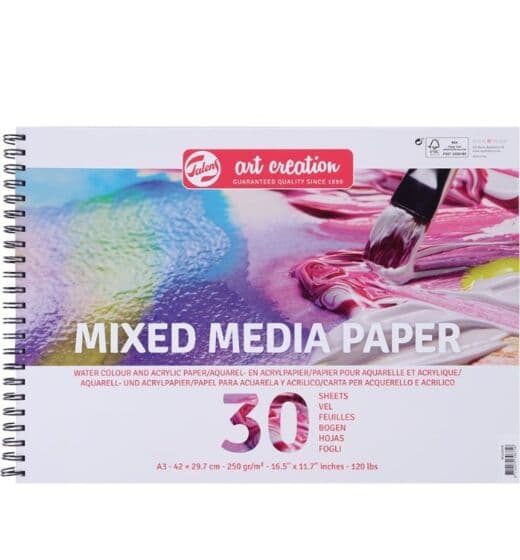 Talens Art Creation Mixed Media spiralblokk A3 - 250 gram