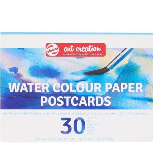 Talens Art Creation Akvarellblokk A6 - 30 Postkort 200 gram