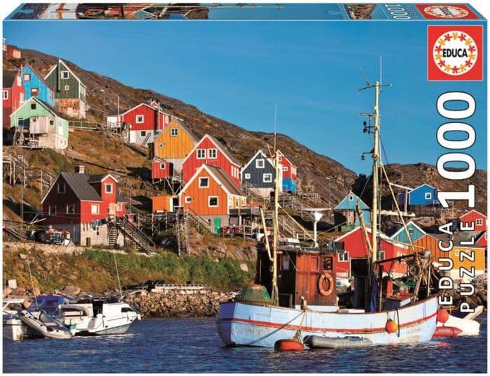 Educa Puslespill 1000 brikker - Nordic Houses