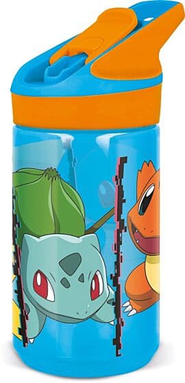 Pokemon Tritan Premium drikkeflaske med sugerør - 480 ml