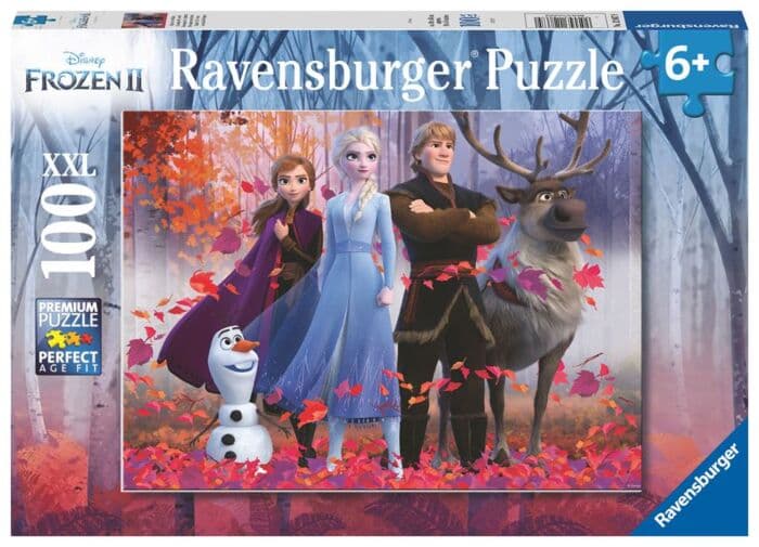Ravensburger Disney Frozen XXL puslespill 100 brikker - Kristoffer, Svein, Olaf, Elsa og Anna