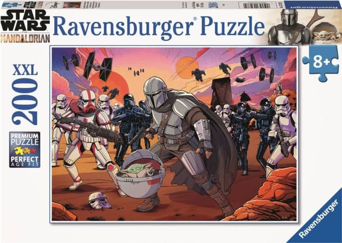 Ravensburger Star Wars XXL puslespill 200 brikker - The Mandalorian Face-Off