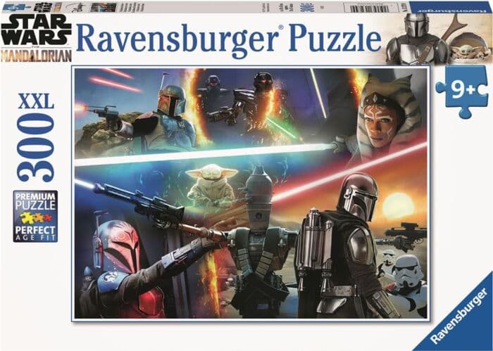 Ravensburger Star Wars XXL puslespill 300 brikker - The Mandalorian Crossfire