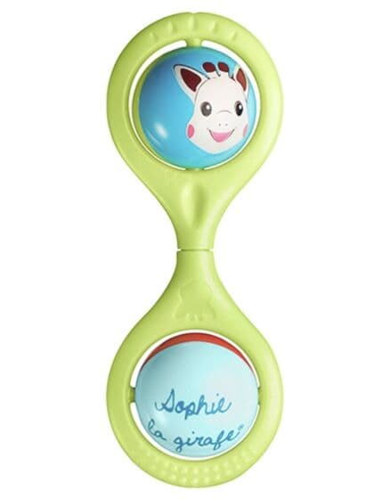 Sophie la Girafe twistrangle med lyd - lime