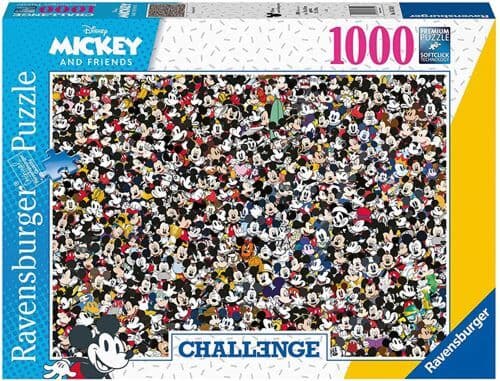 Ravensburger Disney Mikke Mus puslespill 1000 brikker - Mickey Challenge