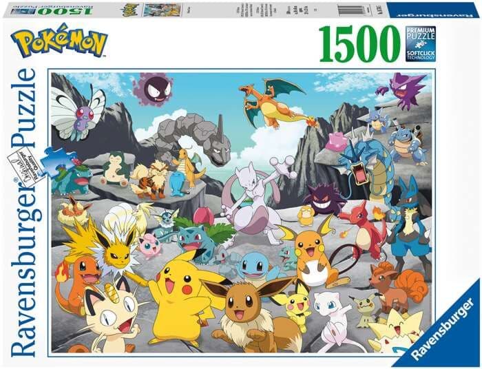Ravensburger Pokemon puslespill 1500 brikker - Pokémon Classics