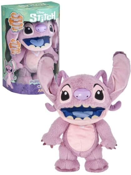 Disney Stitch Angel Chatty – interaktiv bamse med over 50 lyder og bevegelser