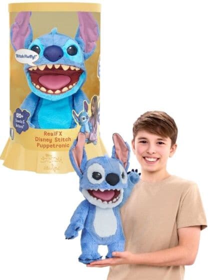 Disney Live Action Stitch Puppetronic – interaktiv bamse 45 cm