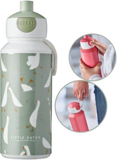 Mepal Little Dutch Goose - drikkeflaske med pop-up tut - 400 ml