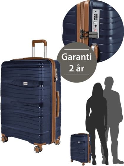 RW Travel Alfrida trillekoffert 65 cm - blå