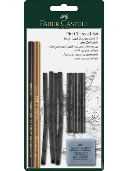 Faber-Castell Pitt kull tegnesett i 10 deler