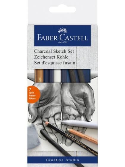 Faber-Castell tegnesett med kull