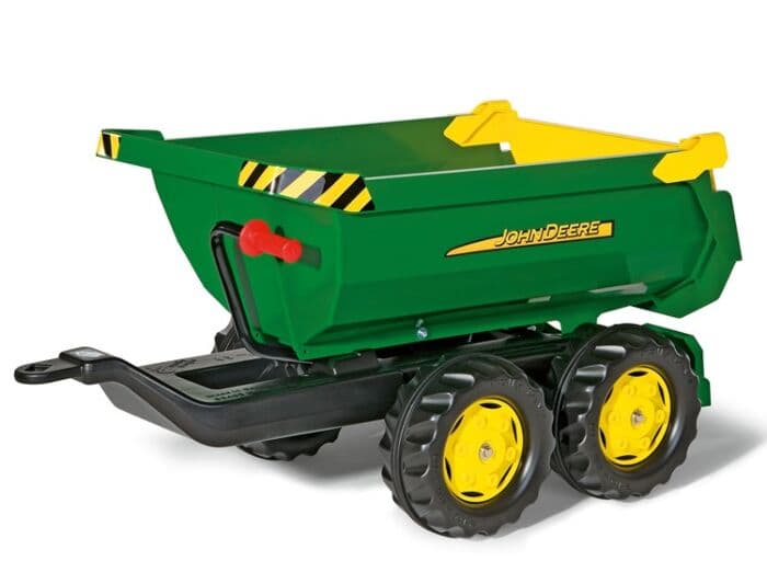 Rolly Toys rollyHalfpipe: John Deere tilhenger med tippfunksjon til tråtraktor