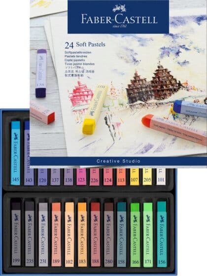 Faber-Castell myke fargestifter - 24 farger