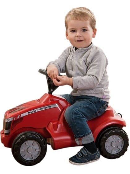 Rolly Toys rollyMinitrac: Massey Ferguson rød gåbil traktor - fra 18 mnd