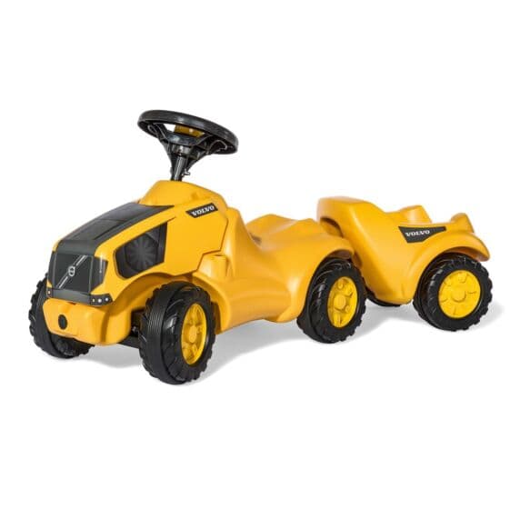 Rolly Toys rollyMinitrac: Volvo gåbil traktor med tilhenger - fra 18 mnd