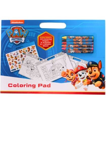 PAW Patrol Malebok med fettstifter og klistremerker