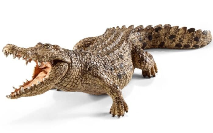 Schleich Wild Life Krokodille med bevegelig underkjeve 14736 - figur 18 cm lang
