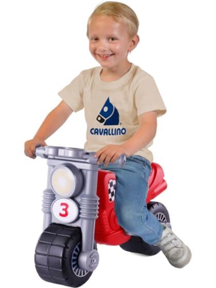 Wader motorsykkel og balansesykkel for de minste - rød