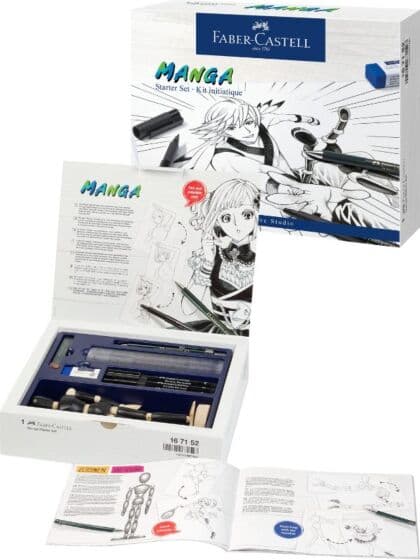Faber-Castell Manga Startsett for å tegne egne Manga-karakterer